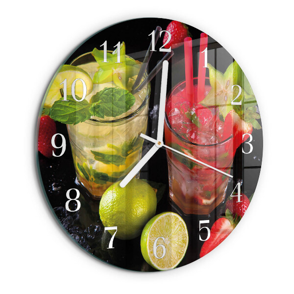 Ronde glazen klok Cocktail