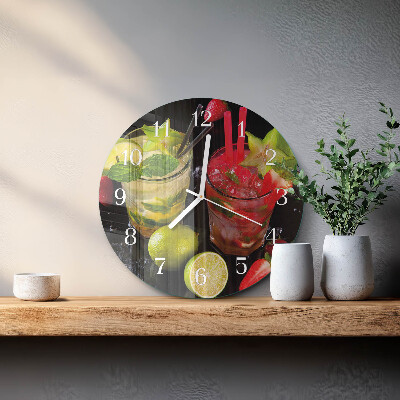 Ronde glazen klok Cocktail