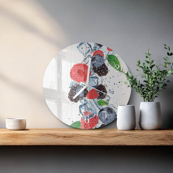 Ronde glazen klok Fruitijs