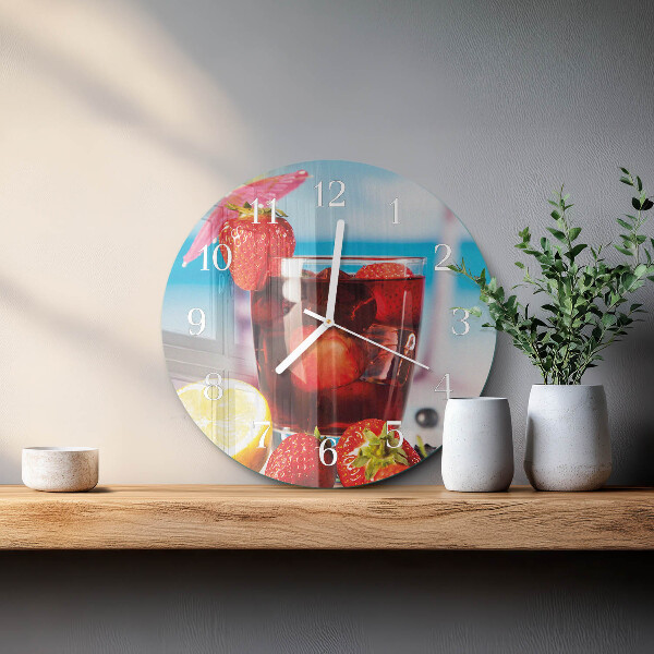 Ronde glazen klok Drankje