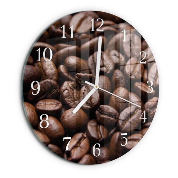 Ronde glazen klok Koffiebonen