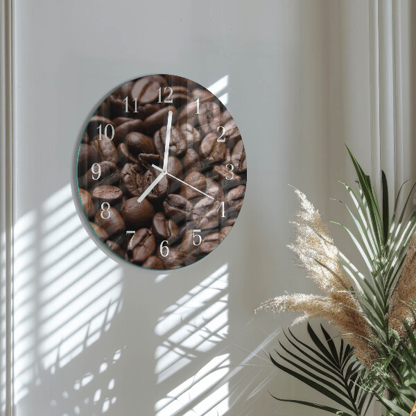 Ronde glazen klok Koffiebonen