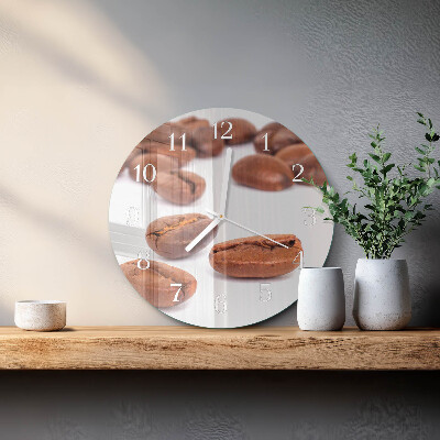 Ronde glazen klok Koffiebonen