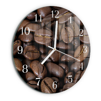 Ronde glazen klok Koffie