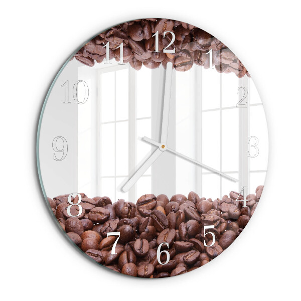 Ronde glazen klok Koffiebonen