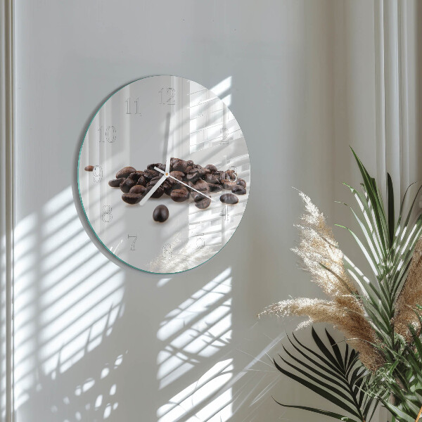 Ronde glazen klok Koffiebonen