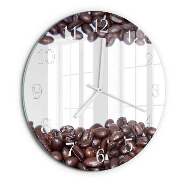 Ronde glazen klok Koffiebonen