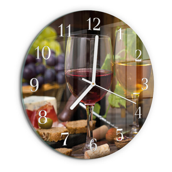 Ronde glazen klok Wijnglas