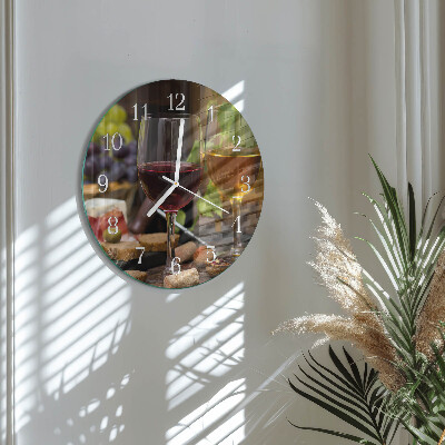 Ronde glazen klok Wijnglas