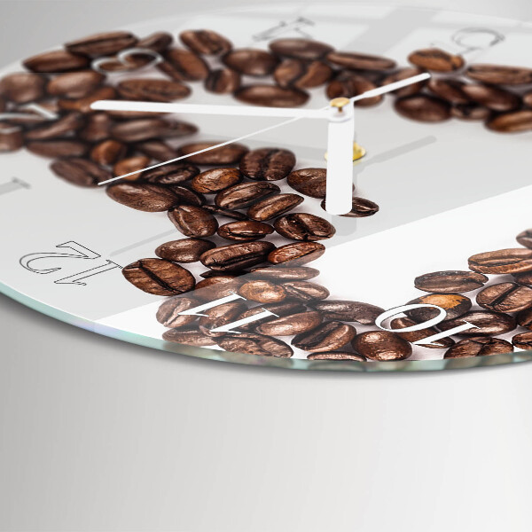 Ronde glazen klok Koffiebonen