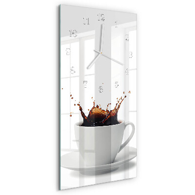 Glazen klok rechthoekige Koffie