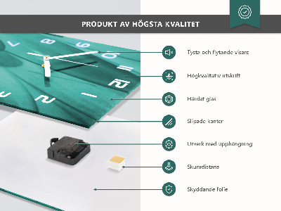 Glazen klok rechthoekige Sleutelbloemen