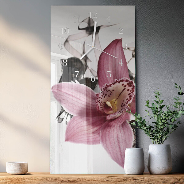 Glazen klok rechthoekige Orchidee