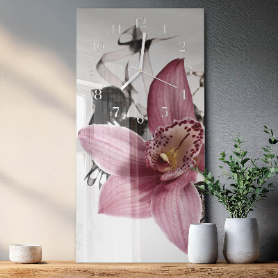 Glazen klok rechthoekige Orchidee