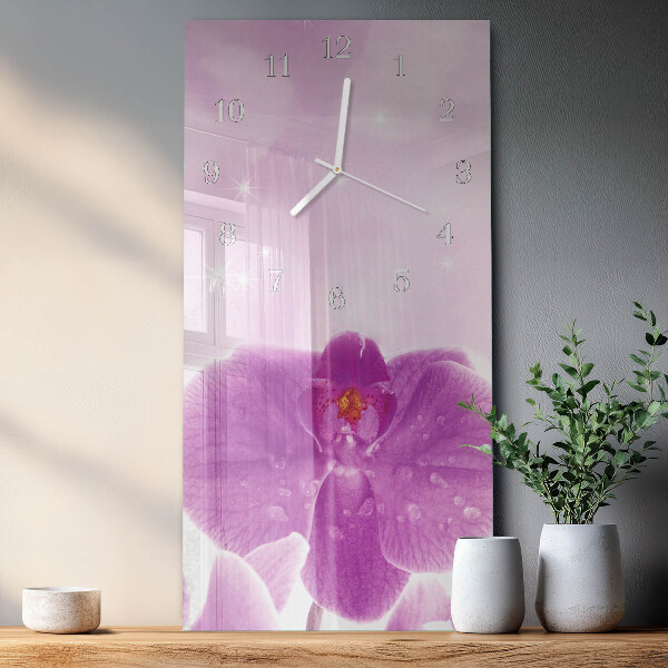 Glazen klok rechthoekige Orchidee