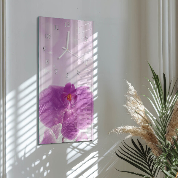 Glazen klok rechthoekige Orchidee