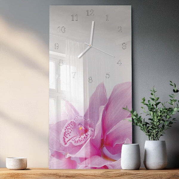Glazen klok rechthoekige Orchidee
