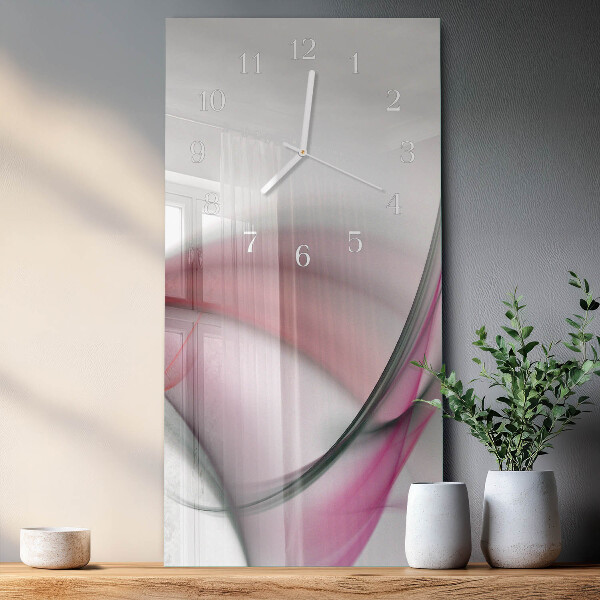 Glazen klok rechthoekige Abstracte kunst