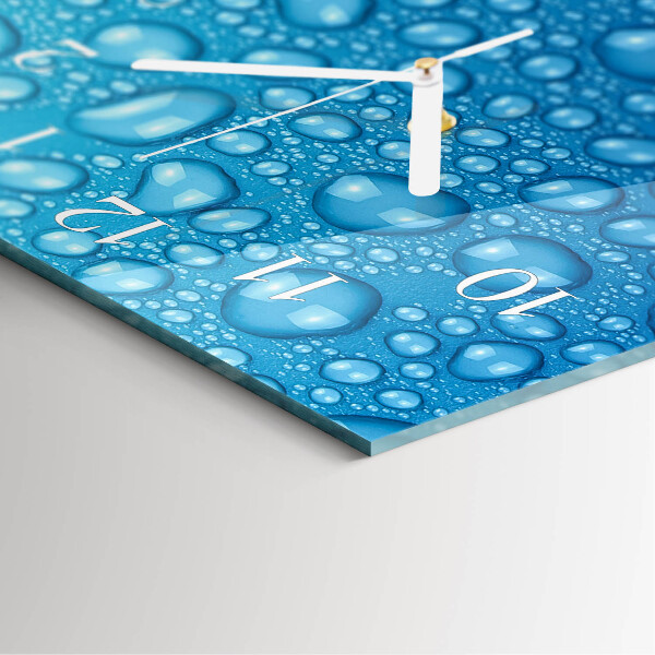 Glazen klok rechthoekige Druppel water