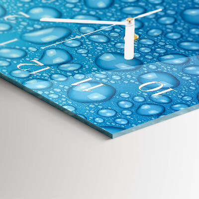 Glazen klok rechthoekige Druppel water
