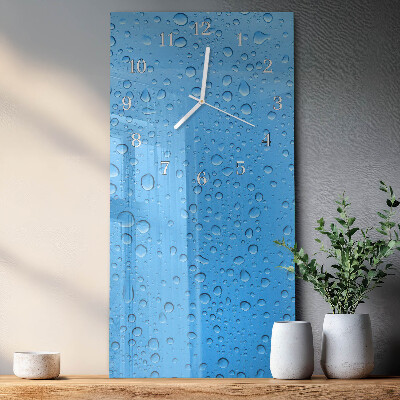 Glazen klok rechthoekige Druppel water