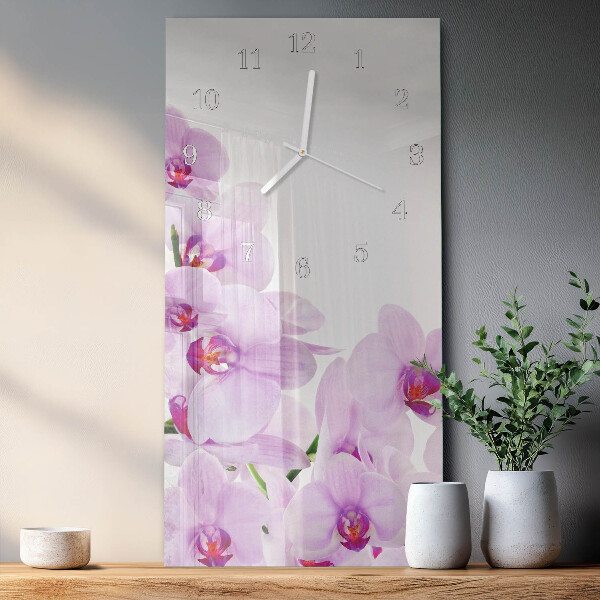 Glazen klok rechthoekige Orchideeën
