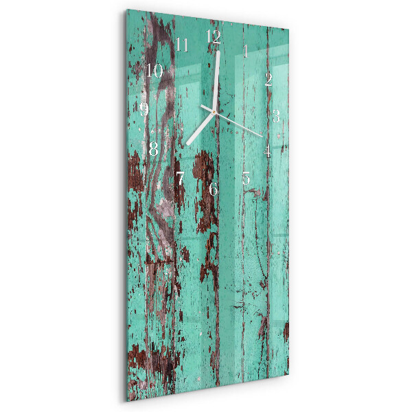 Glazen klok rechthoekige Houten muur