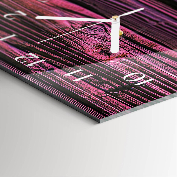 Glazen klok rechthoekige Houten panelen