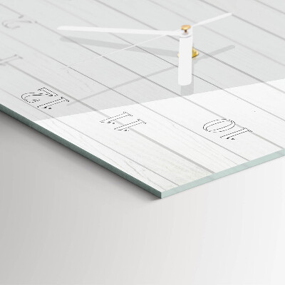 Glazen klok rechthoekige Strepen