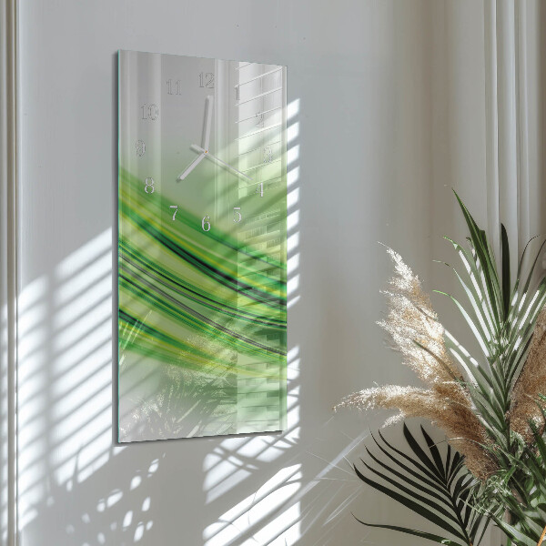 Glazen klok rechthoekige Abstracte kunst