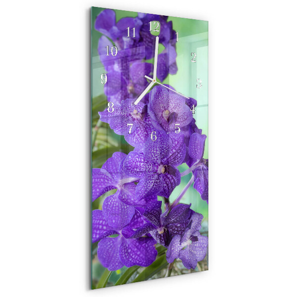 Glazen klok rechthoekige Bloemen