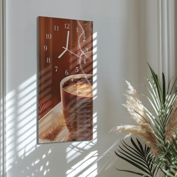 Glazen klok rechthoekige Koffie