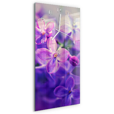 Glazen klok rechthoekige Bloemen