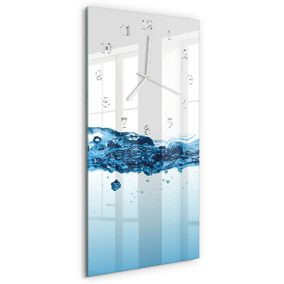 Glazen klok rechthoekige Water