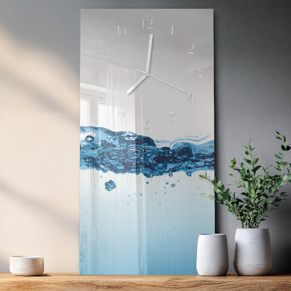 Glazen klok rechthoekige Water