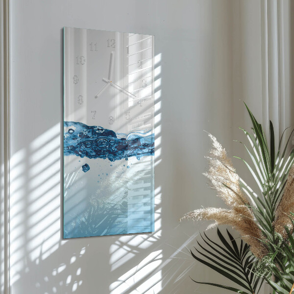 Glazen klok rechthoekige Water