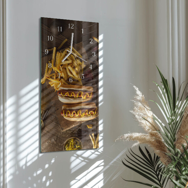 Glazen klok rechthoekige Fastfood