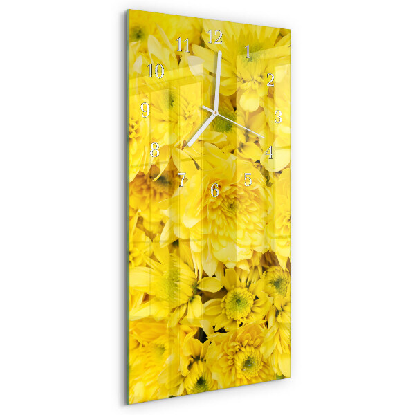 Glazen klok rechthoekige Bloemen