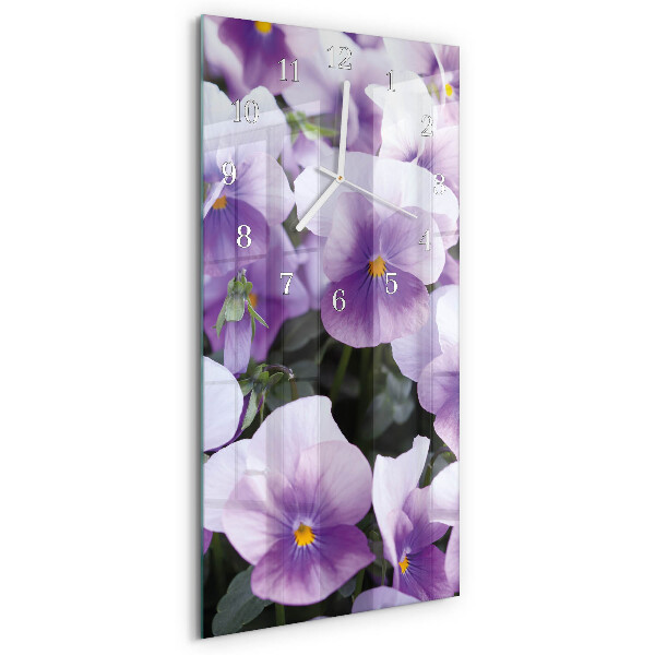 Glazen klok rechthoekige Bloemen