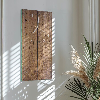 Glazen klok rechthoekige Hout