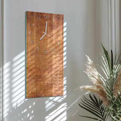 Glazen klok rechthoekige Houten planken