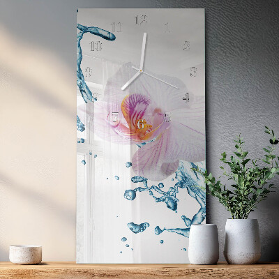 Glazen klok rechthoekige Orchidee