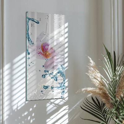 Glazen klok rechthoekige Orchidee