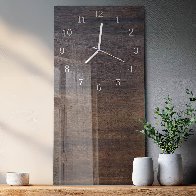 Glazen klok rechthoekige Houten plank