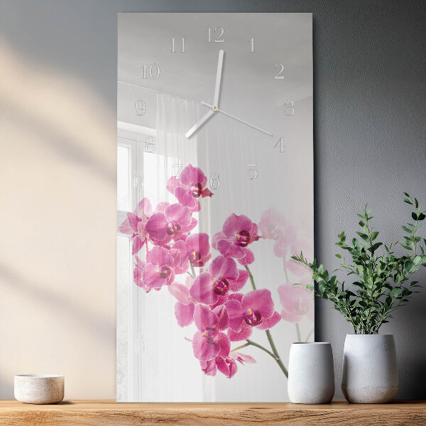 Glazen klok rechthoekige Orchideeën