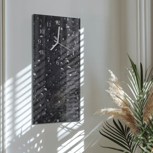 Glazen klok rechthoekige Druppel water