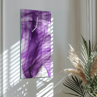 Glazen klok rechthoekige Viola-patroon