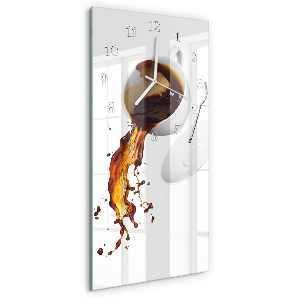 Glazen klok rechthoekige Koffie