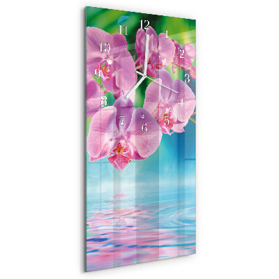 Glazen klok rechthoekige Orchideeën
