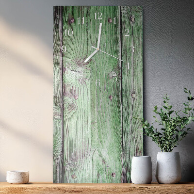 Glazen klok rechthoekige Houten plank